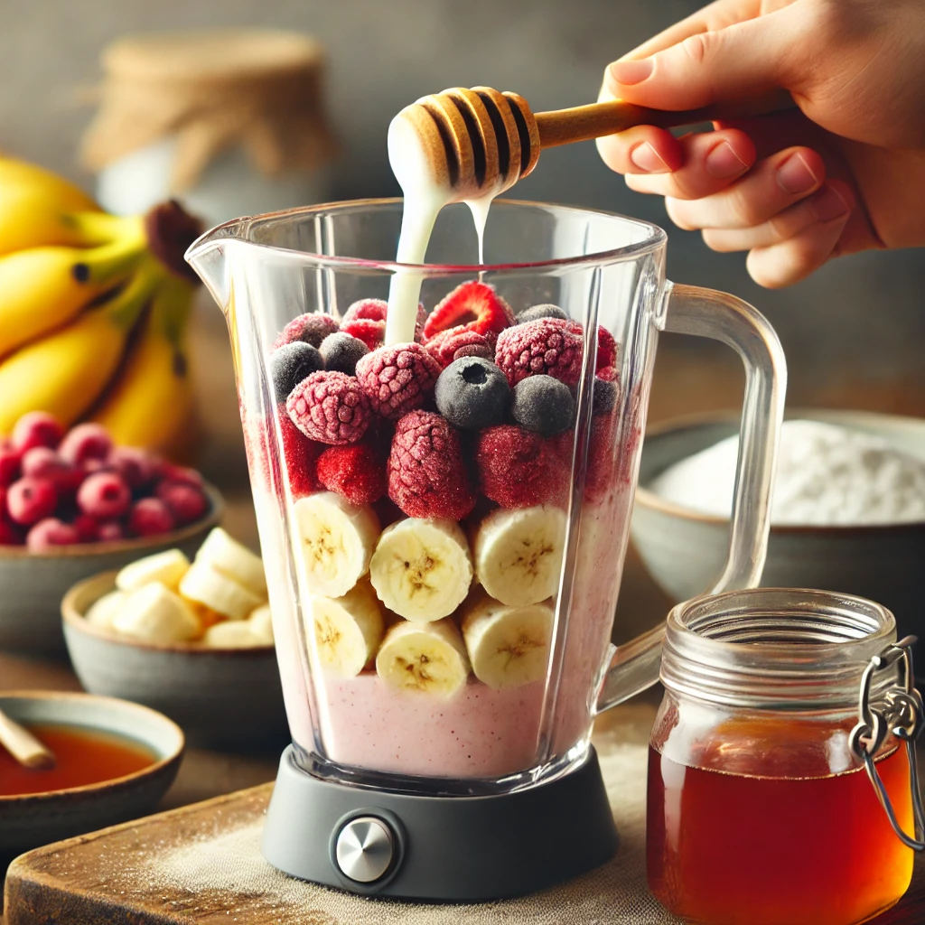 Smoothie Bowl aux fruits rouges