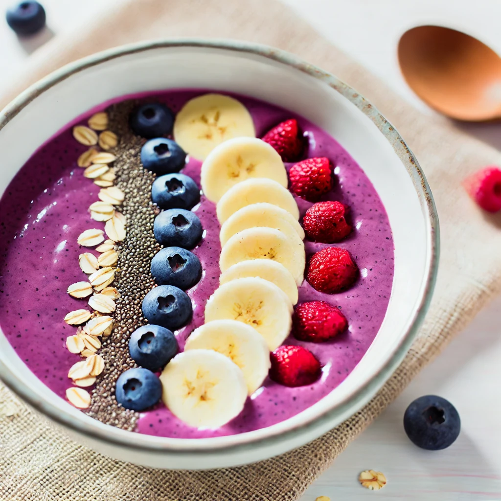 Smoothie Bowl aux fruits rouges