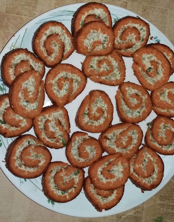 Roulé tomate chèvre frais